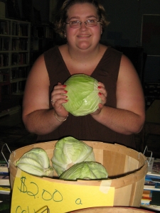 Pa Workman's cabbage is really fresh