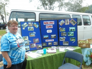 Sharing information about Hendderson Settlement and Grow Appalachia