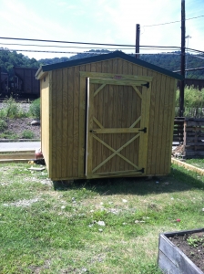 our new shed!!!