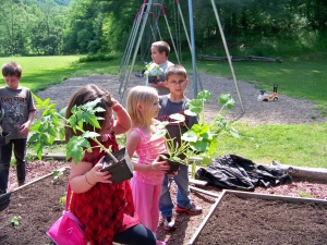 Kids and dirt seem to go well together