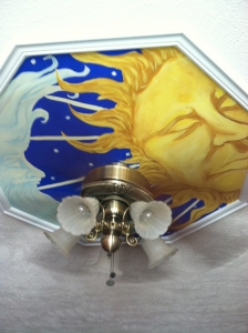 Lacy Hale, Local Artist creates crowning glory for mercantile.