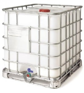 IBC Containers are suggested for water storage 
