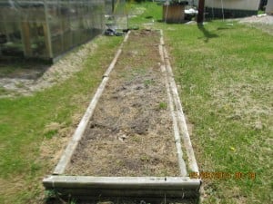 Soon to be filled with strawberry plants.