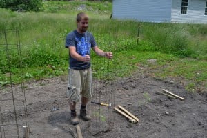 RBM GA member fixing tomato crates