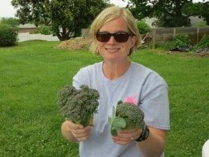 So that's what broccoli looks like when you grow it