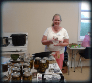 Our fearless canning leader Carol Brandon