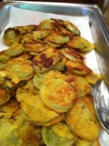 Locally sourced dinner for the Music School.