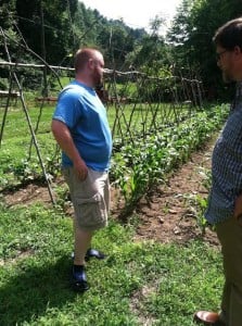 Logan Dollarhide, GA Intern shares his garden on GA Tour.