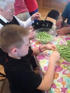 Stringing Beans