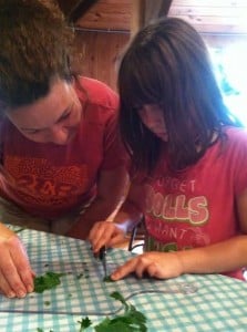 Love how the adults naturally take time to teach the children...or vice versa.