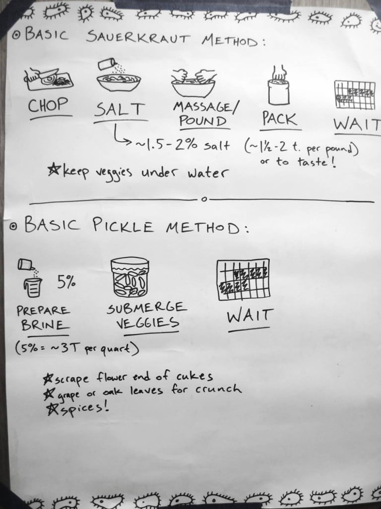 A diagram summarizing dry brine vs. wet brine, with helpful hints