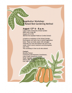 hugelkultur workshop