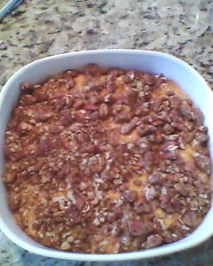 Sweet potato souffle