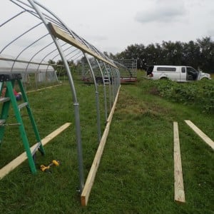 Finished baseboards and hipboards