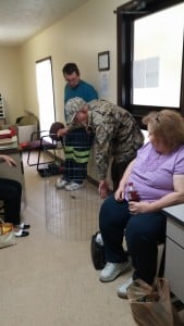 Tomato cages can help protect your plants from being blown over during storms. 