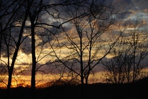 Sunset over Big Ugly