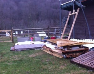 Greenhouse shed pre-construction