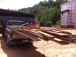 Hazel was loaded with boards!