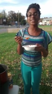 Eating Broccoli Balls