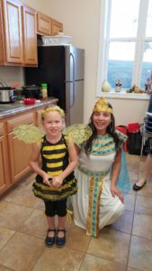 Our Queen Bee and Cleopatra.