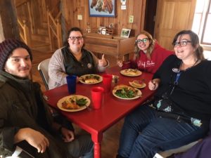 AmeriCorps Team Members enjoying lunch together