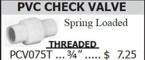 check valve