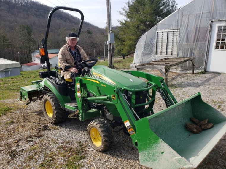 Tim Lambdin on JD Tractor small