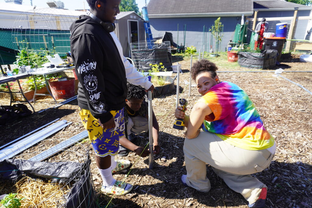 sacred earth community garden ht build